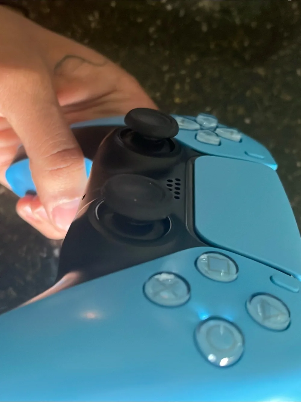 Blue ps5 controller